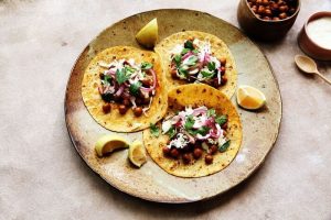 Adobo Chickpea Tacos