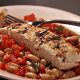 Tuscan Halibut with Rosemary and Tomatoes