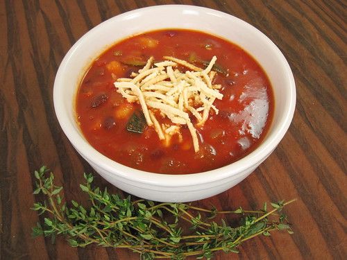 Vegetarian chili soup