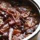 Great beef stew with potatoes and beans