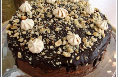 Šokoladinis tortas su morengu receptas