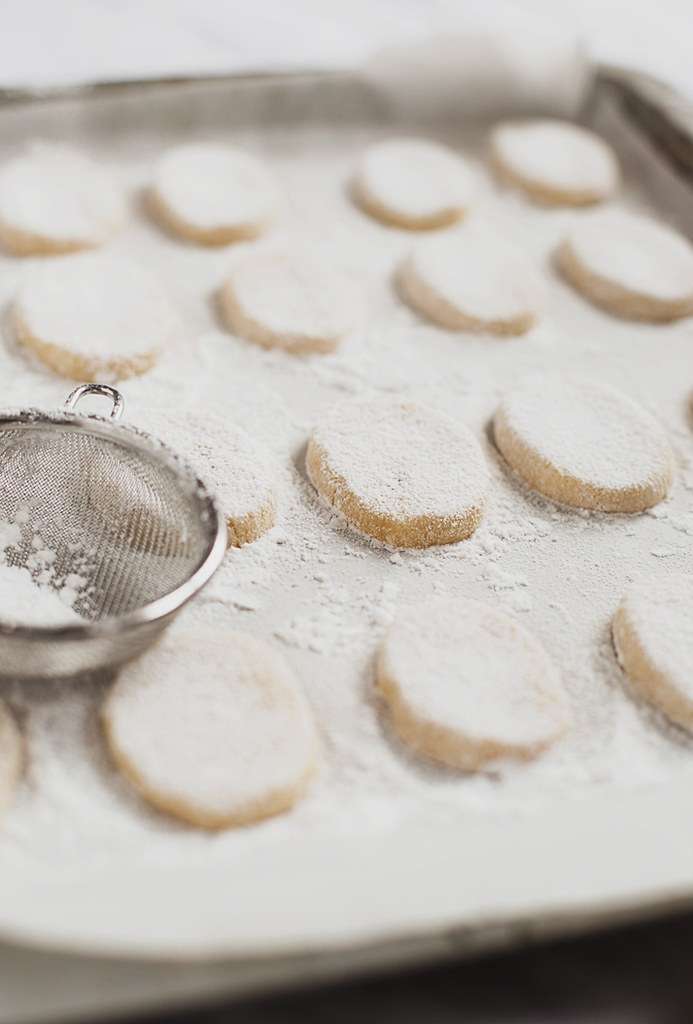 Ricciarelli sausainių paruošimas