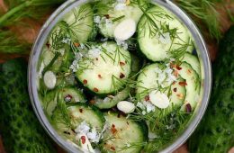 Sausai raugintų agurkų receptas